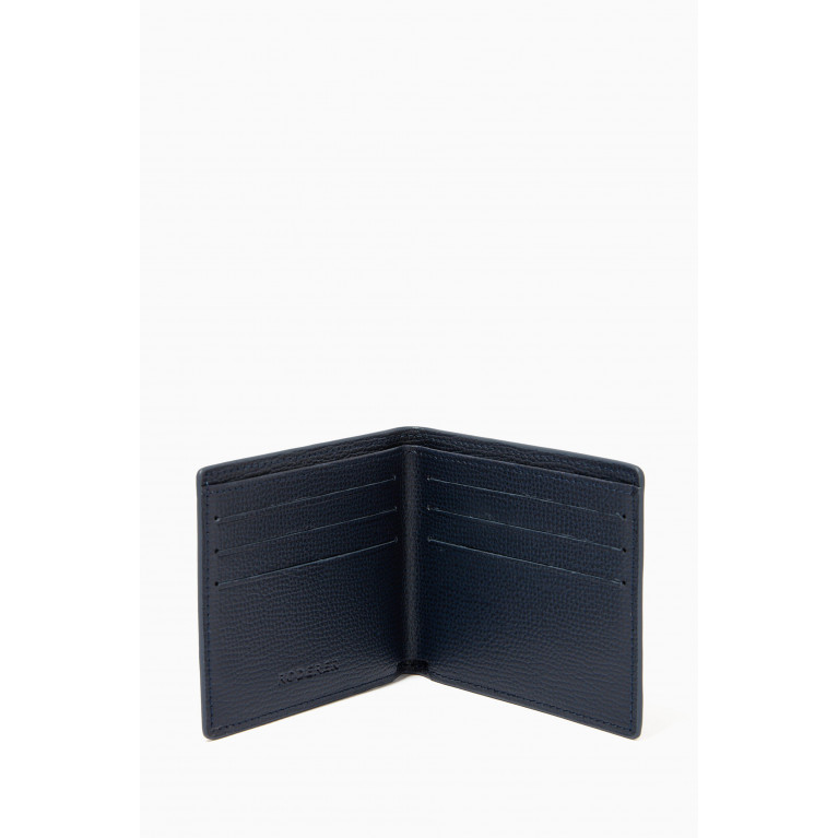 Roderer - Trophy 6CC Bi-Fold Leather Wallet Blue