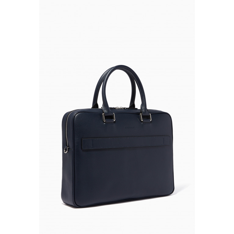 Roderer - Award Medium Leather Briefcase Blue