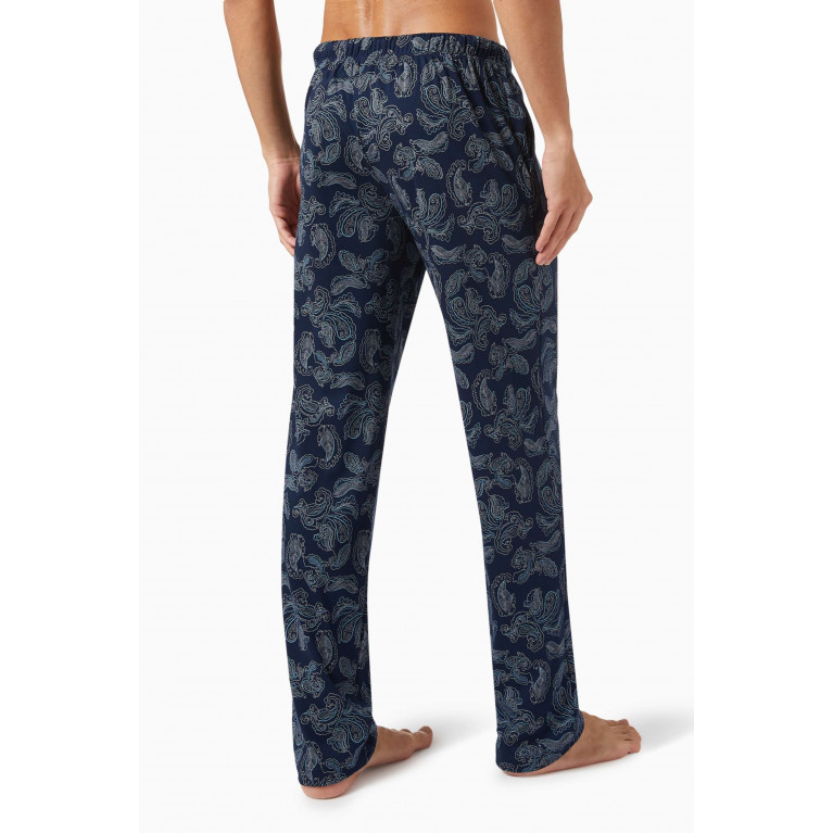 Hanro - Night & Day Lounge Pants in Interlock Cotton Knit Multicolour