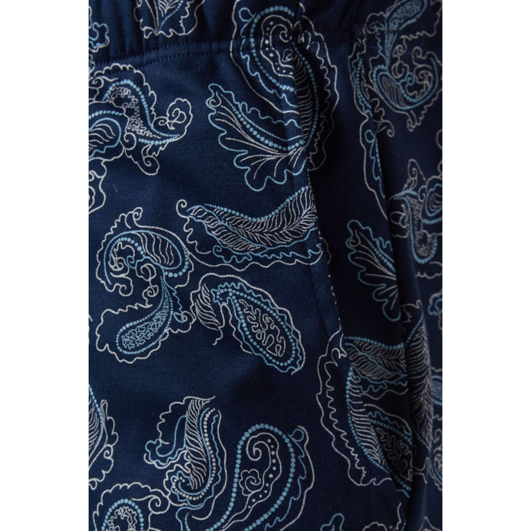 Hanro - Night & Day Lounge Pants in Interlock Cotton Knit Multicolour