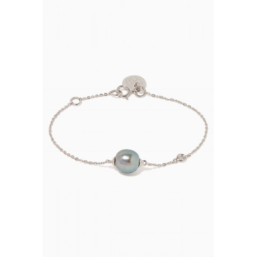 Robert Wan - My First Pearl & Diamond Chain Bracelet
