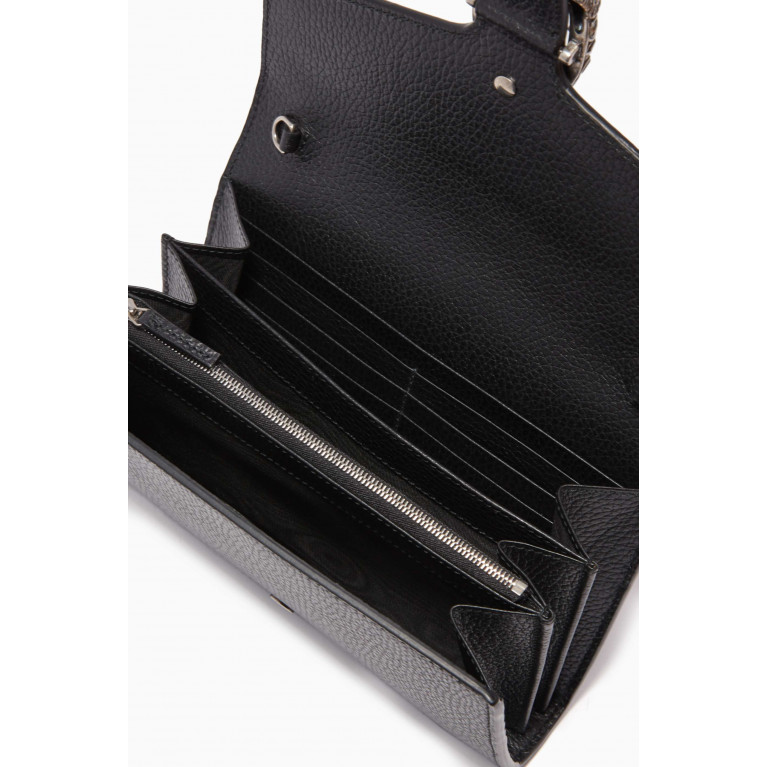 Gucci - Mini Dionysus Leather Chain Bag Black