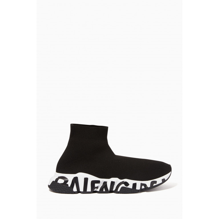 Balenciaga - Speed Technical Knit Sneakers Black