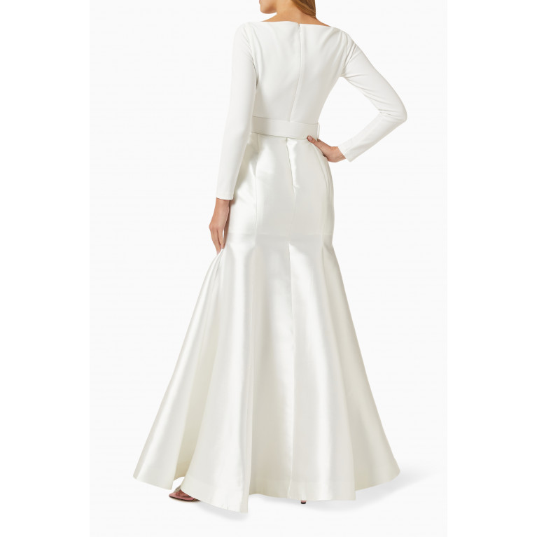 Solace London - Mabel Maxi Dress White