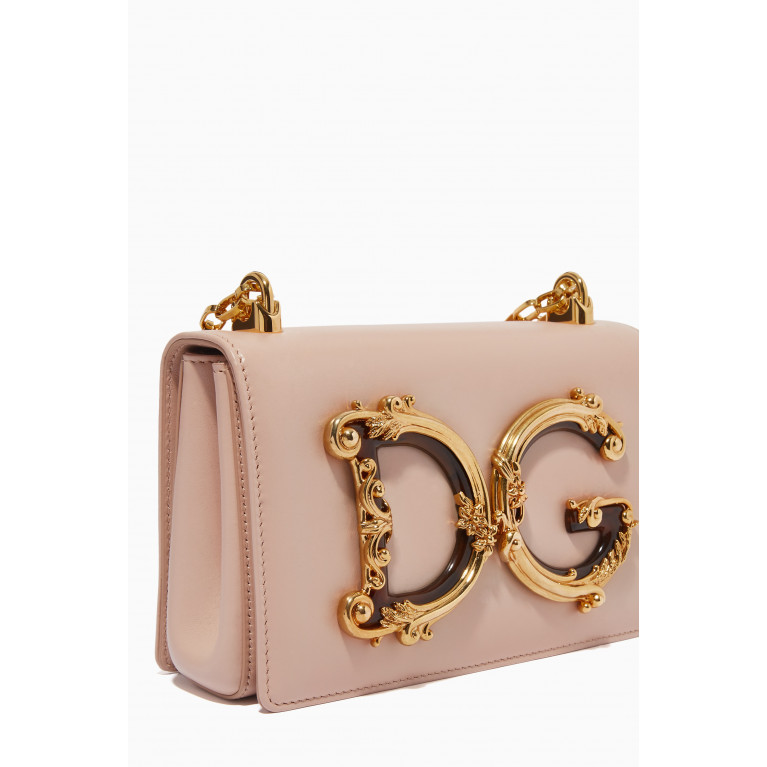 Dolce & Gabbana - DG Girls Nappa Shoulder Bag Pink