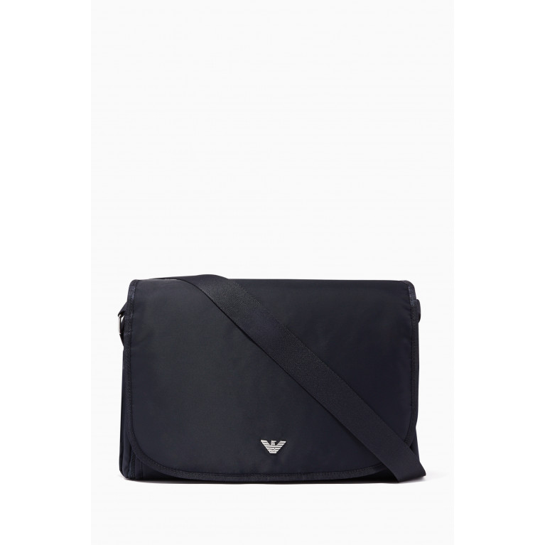 Emporio Armani - Logo Nylon Changing Bag Blue
