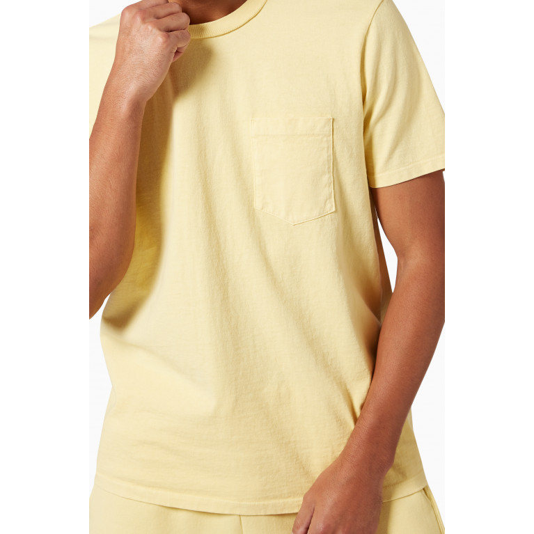 Les Tien - Classic Pocket Jersey T-Shirt Yellow
