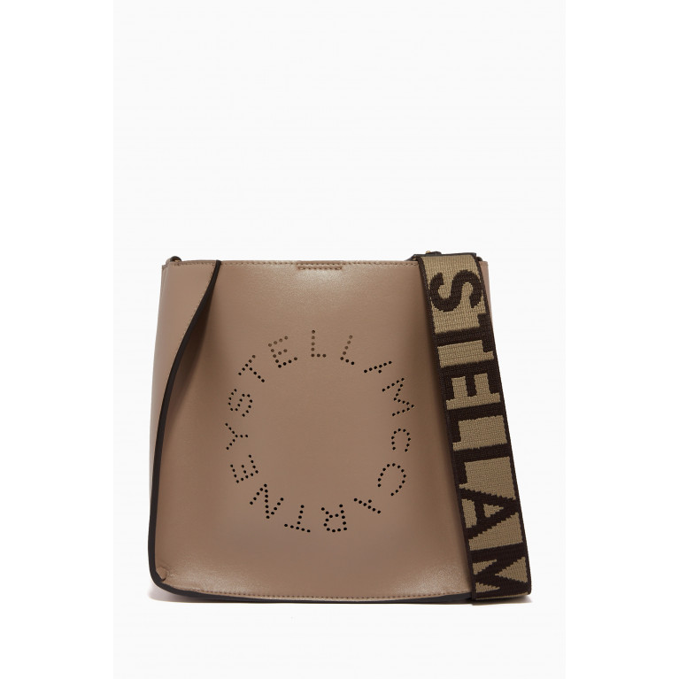 Stella McCartney - Stella Logo Shoulder Bag in Eco Alter Nappa Grey