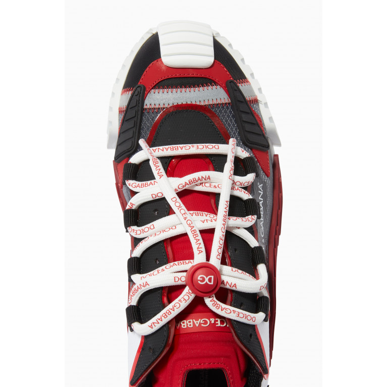Dolce & Gabbana - NS1 Mesh & Leather Sneakers