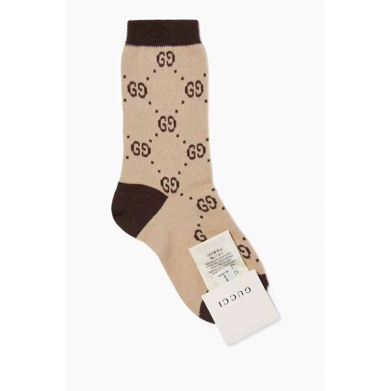 Gucci - Gucci - GG Logo Cotton Socks