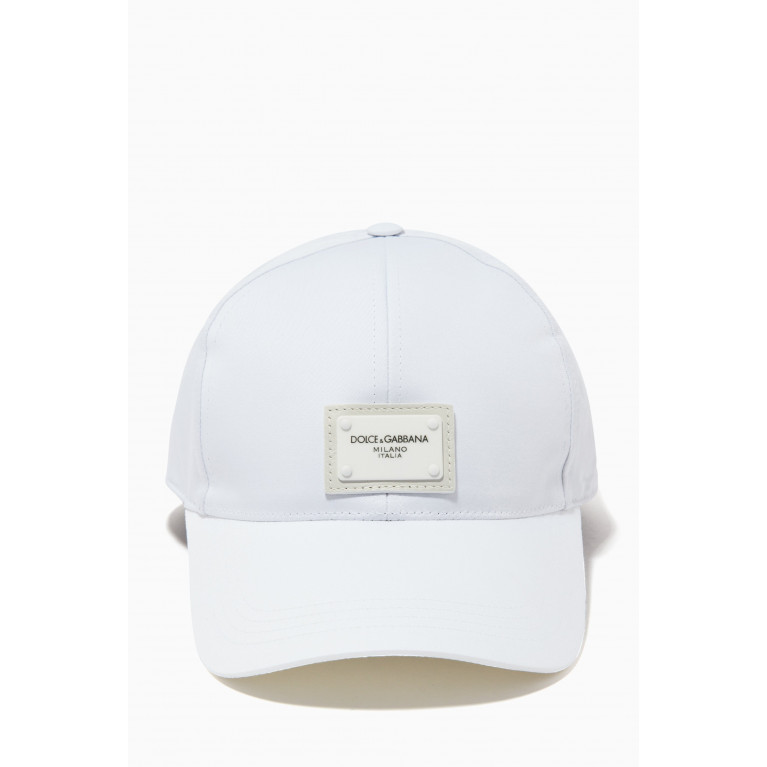 Dolce & Gabbana - DG Logo Patch Baseball Cap White