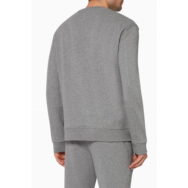 Armani Exchange - Icon Logo Print Sweatshirt Grey
