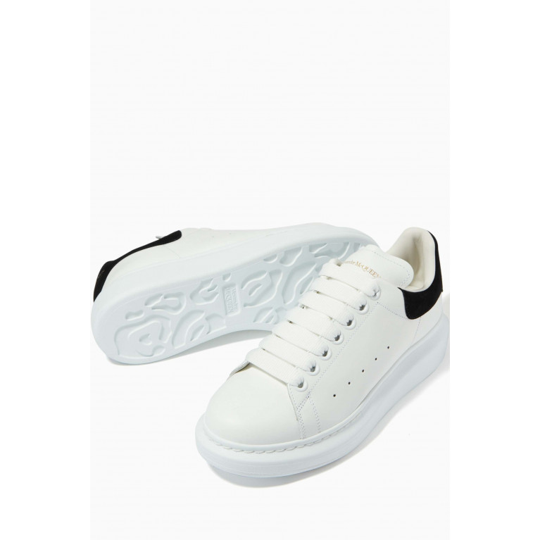 Alexander McQueen - Oversized Leather Sneakers White