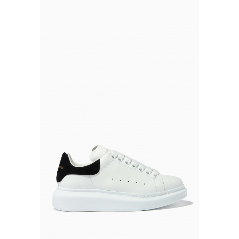 Alexander McQueen - Oversized Leather Sneakers White