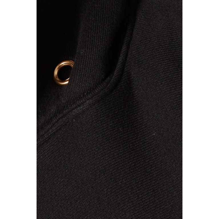Les Tien - Jersey Hoodie Sweatshirt Black