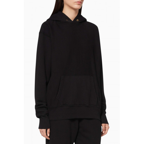 Les Tien - Jersey Hoodie Sweatshirt Black