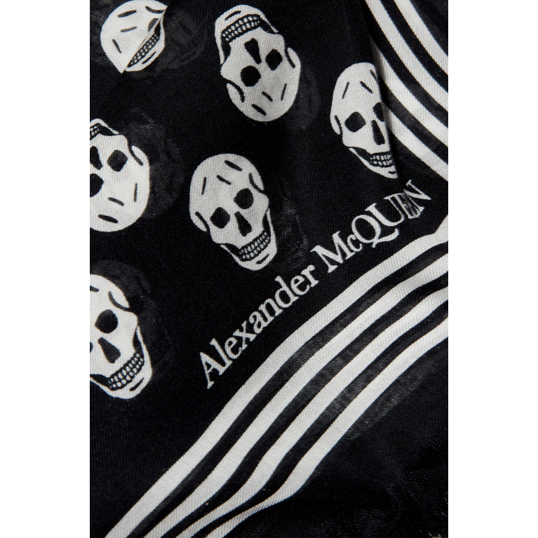 Alexander McQueen - Biker Skull Modal Scarf