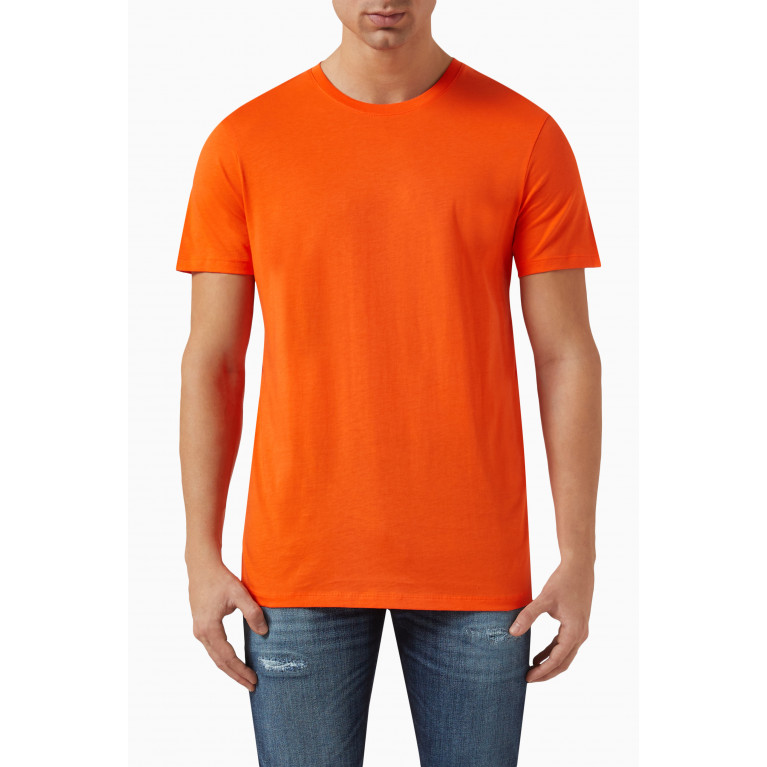 Armani Exchange - Slim-fit T-shirt in Cotton Orange