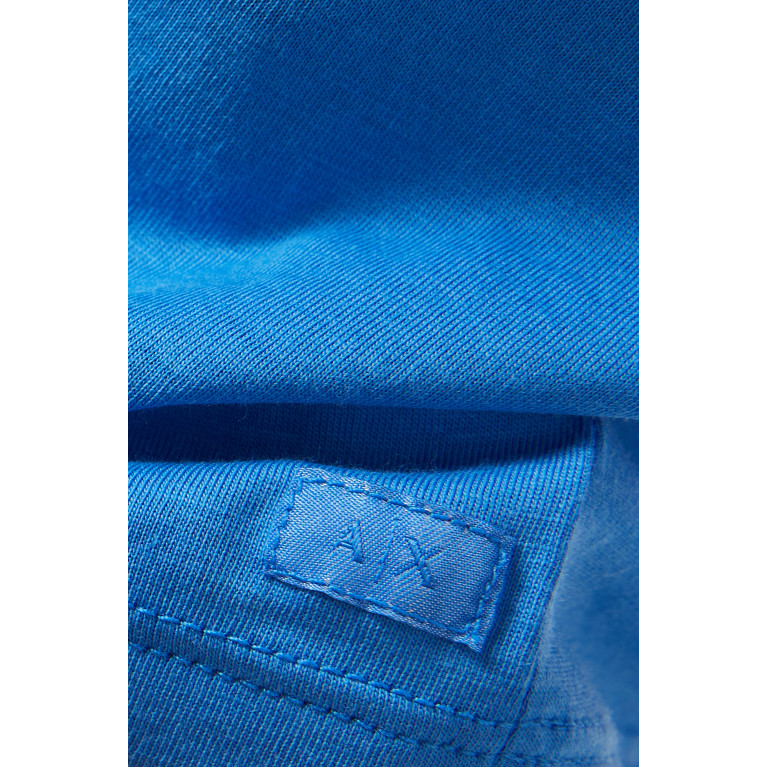 Armani Exchange - Slim-fit T-shirt in Cotton Blue
