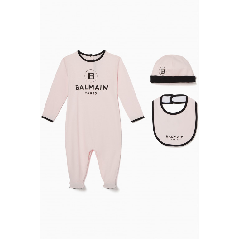 Balmain - Logo Jersey Sleepsuit, Set of 3