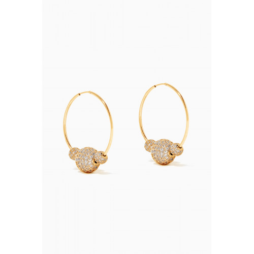 The Jewels Jar - Farah Hoop Earrings