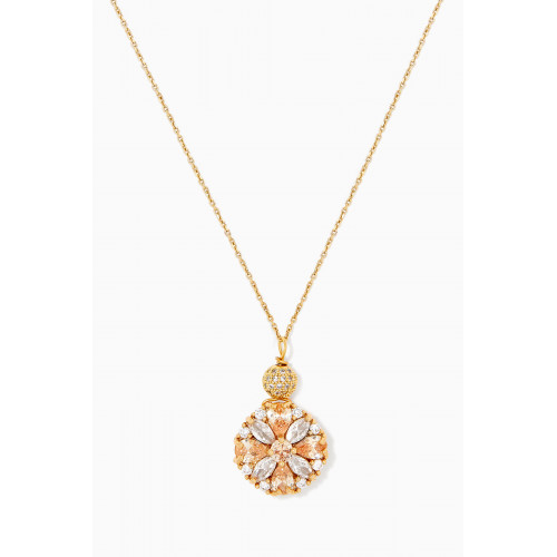 The Jewels Jar - Dahlia Pendant Necklace