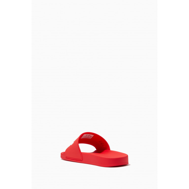 Balenciaga - Piscine Slide Sandal in Rubber Red