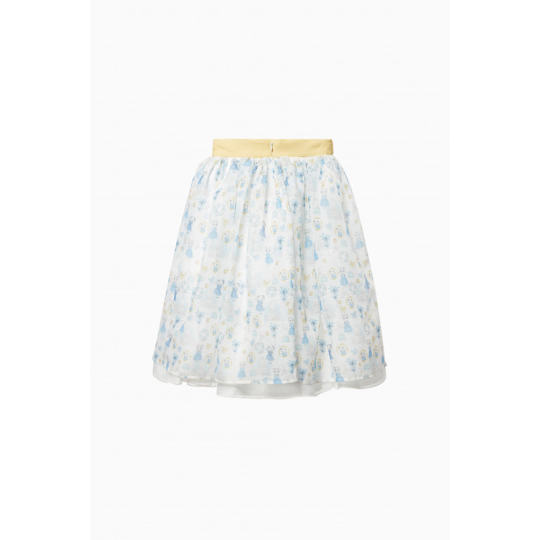 Poca & Poca - Flouncy Patterned Skirt