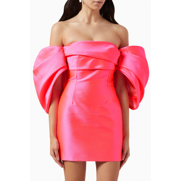 Solace London - Elina Mini Dress Pink