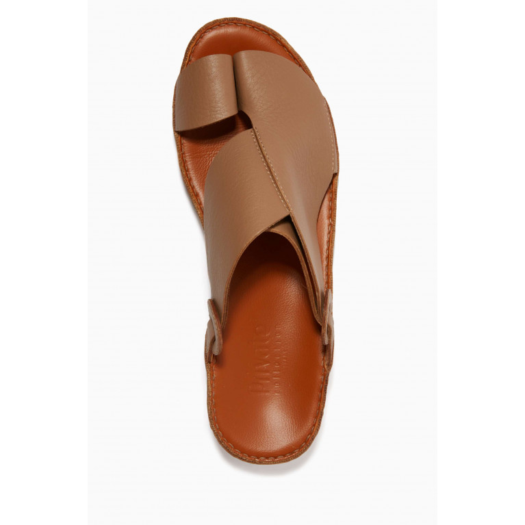 Private Collection - Najdy Deercalf Fermer Sandals Brown