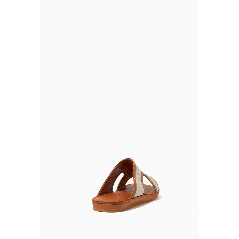 Private Collection - Western Arca Textile Sandals Neutral
