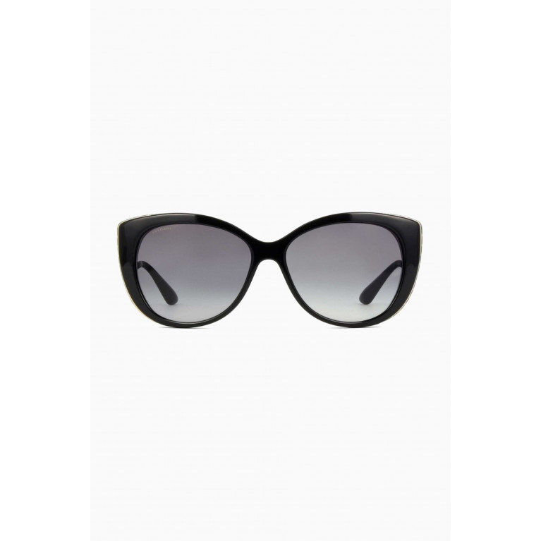 BVLGARI - Honeycomb Cat-Eye Sunglasses