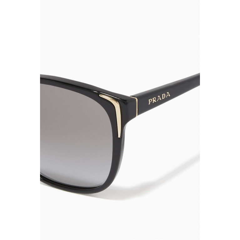 Prada - Cat-Eye Acetate Sunglasses