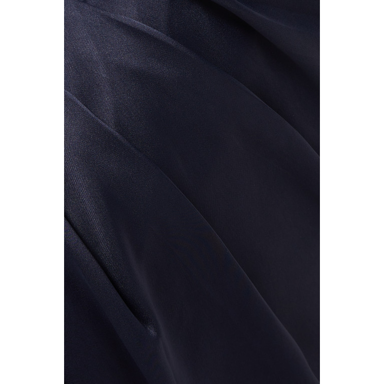 Elle Zeitoune - Leon One Shoulder Gown in Sequin Blue