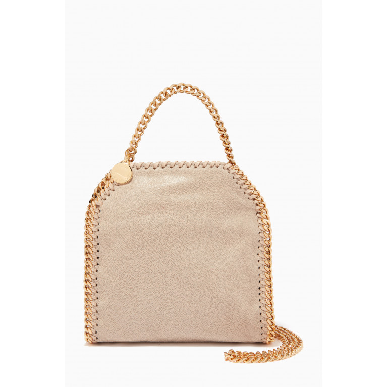 Stella McCartney - Falabella Tiny Tote in Shaggy Deer Neutral