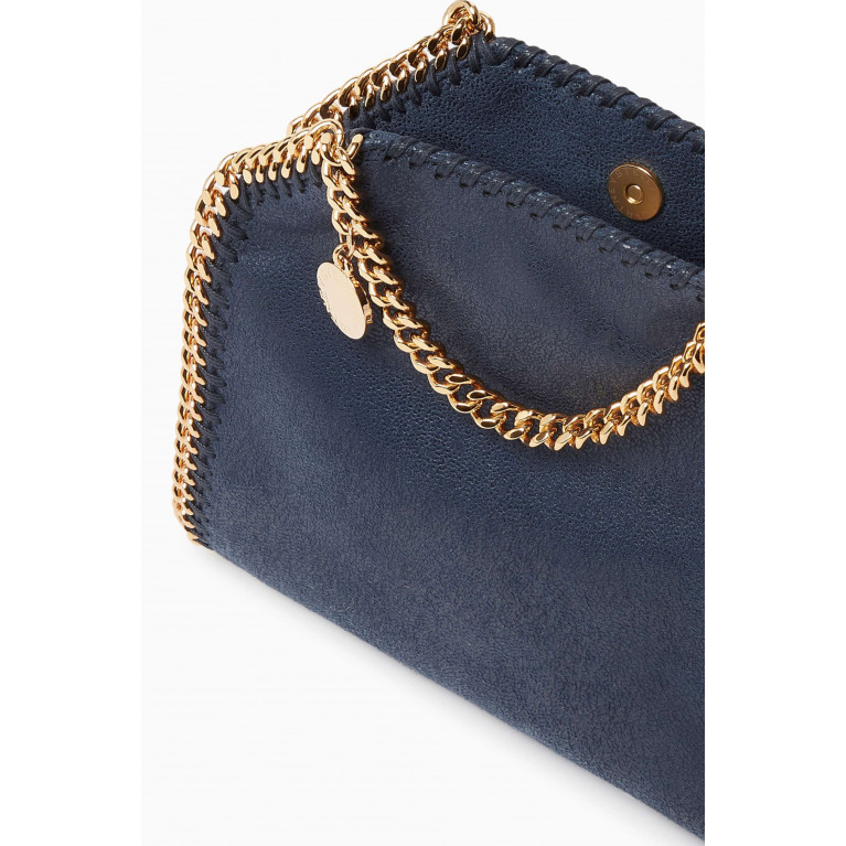 Stella McCartney - Tiny Falabella Tote in Shaggy Deer Blue