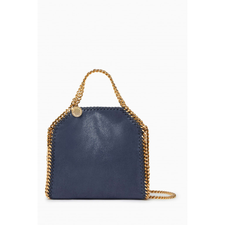Stella McCartney - Tiny Falabella Tote in Shaggy Deer Blue