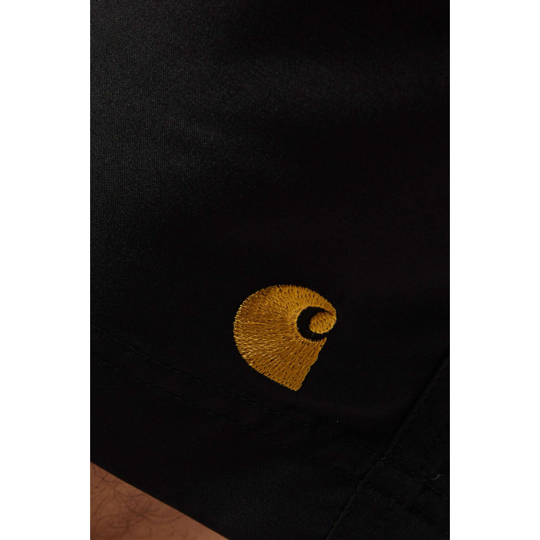 Carhartt WIP - Chase Swim Trunks in Polyester Black