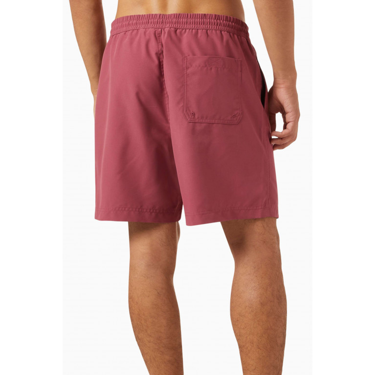 Carhartt WIP - Chase Swim Trunks in Polyester Red