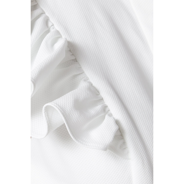 Alexander McQueen - Cotton Piqué Midi Dress