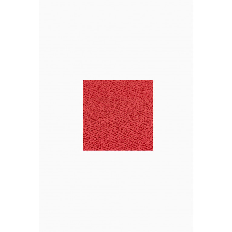 La Bouche Rouge - Red Refillable Fine Leather Lipstick Case Red