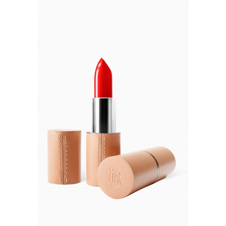 La Bouche Rouge - Camel Refillable Fine Leather Lipstick Case Brown