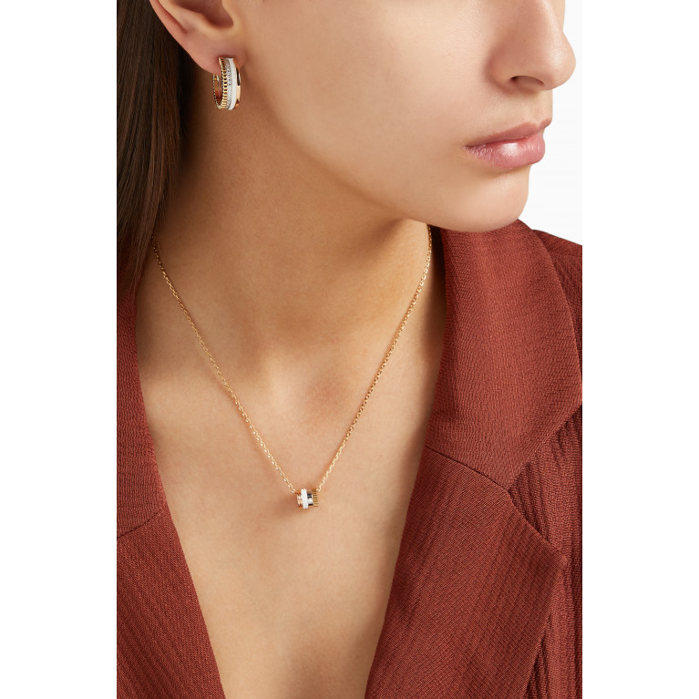 Boucheron - Quatre White Edition Diamond Hoop Earrings in 18kt Gold