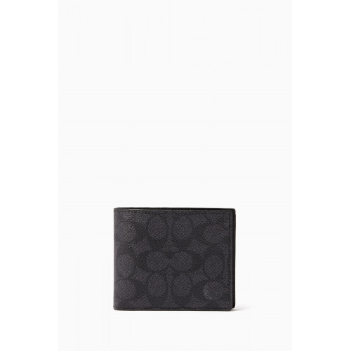 Coach - 3-in-1 Wallet in Signature Canvas Black