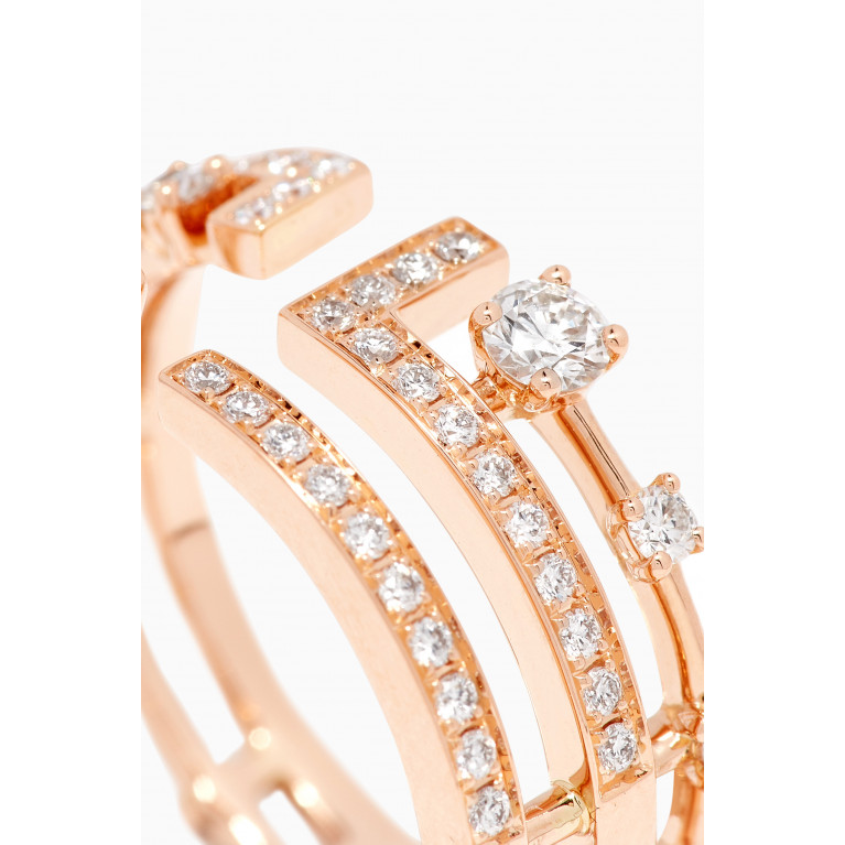 Marli - Avenues Diamond Ring Rose Gold