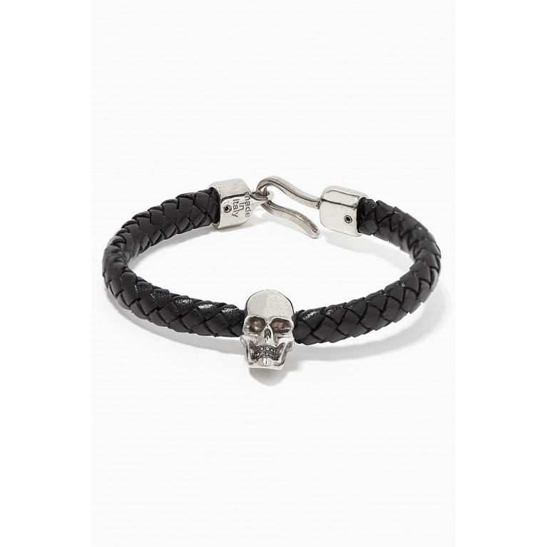 Alexander McQueen - Skull Leather Bracelet