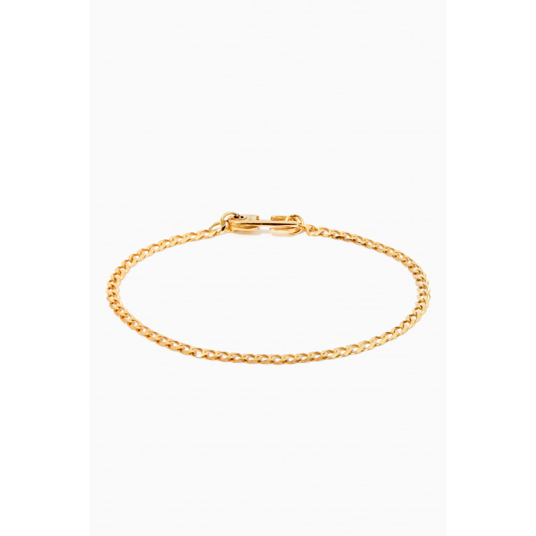 Miansai - Annex Cuban Chain Bracelet I in Gold Vermeil