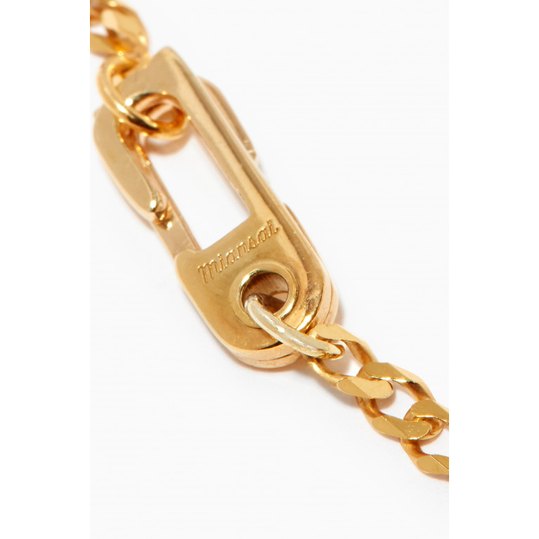 Miansai - Annex Cuban Chain Bracelet I in Gold Vermeil