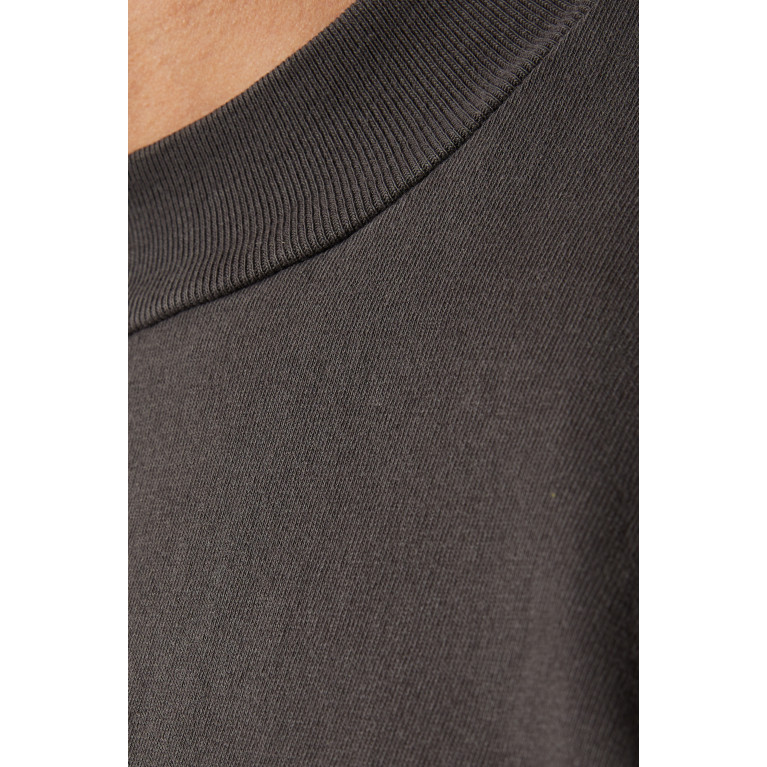 Les Tien - Mock Long Sleeve Sweatshirt Grey