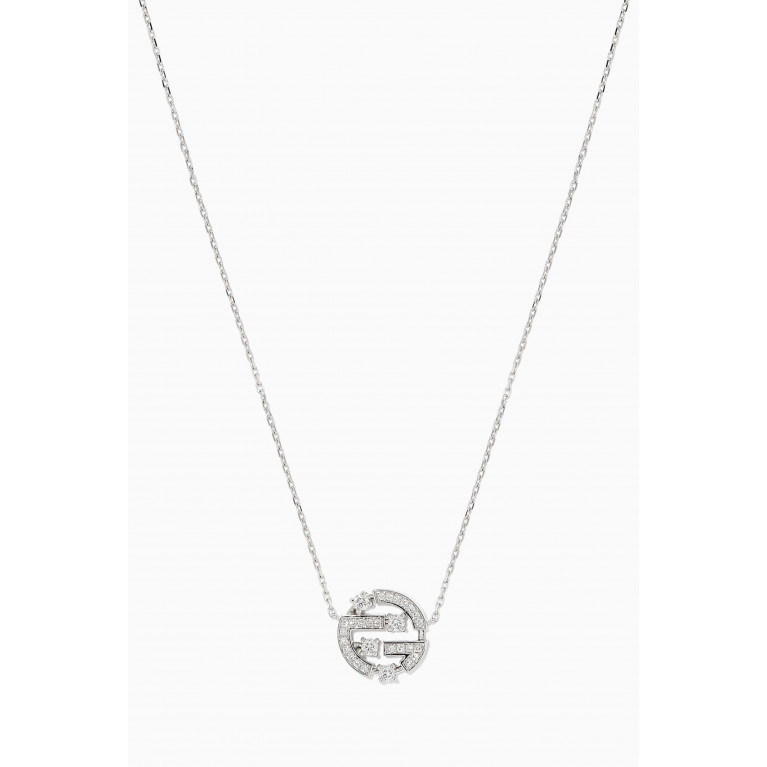 Marli - Avenues Diamond Pendant Necklace in 18kt White Gold